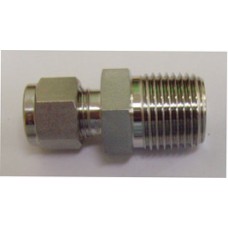 MALE CONNECTOR SUS316 3/8"(OD) x 1/2"(M)NPT